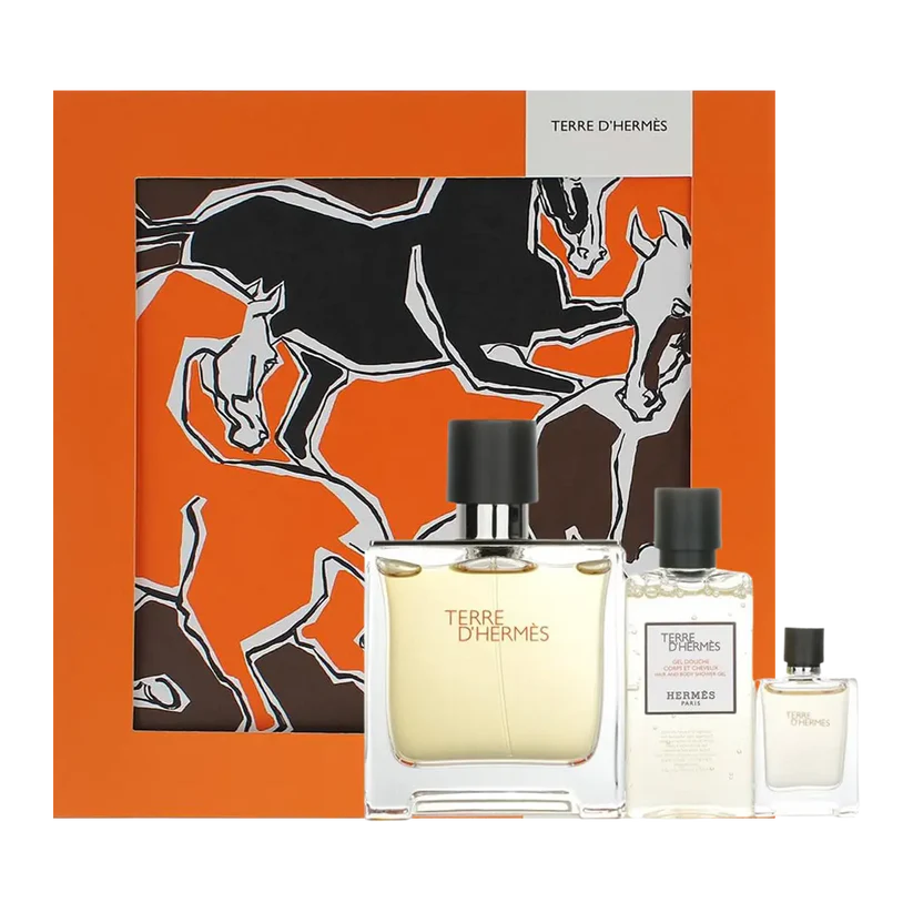 Hermes Terre D'Hermes Pure Perfume Men's Gift Set