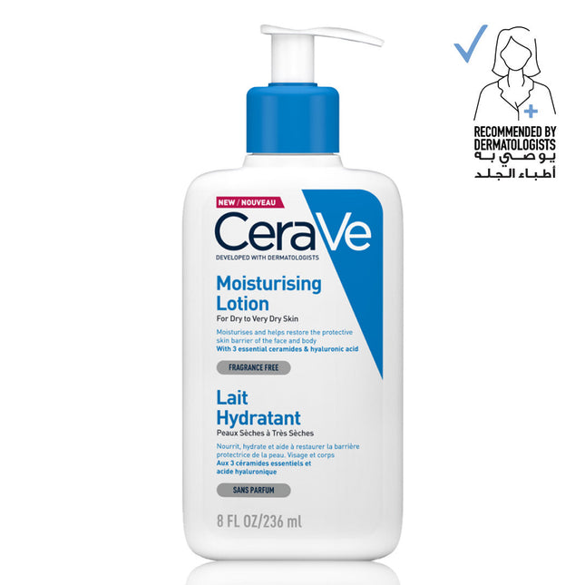 CeraVe Moisturizing Lotion for Normal to Dry Skin with Hyaluronic Acid