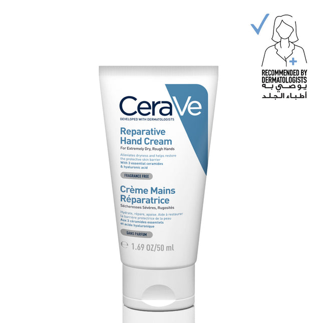 CeraVe Therapeutic Hand Cream for Dry Cracked Hands With Hyaluronic Acid