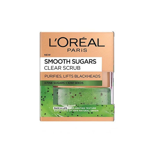 L'Oreal Smooth Sugar Clearing Scrub By Kiwi Seeds 50 ML