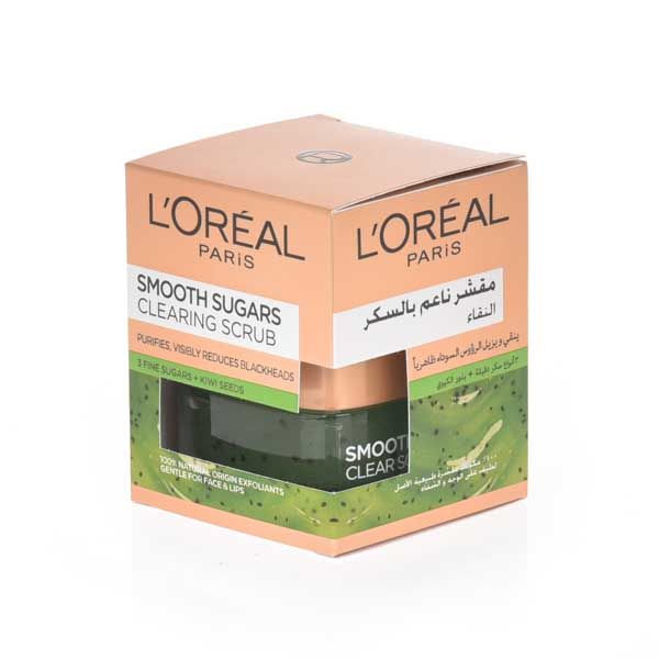 L'Oreal Smooth Sugar Clearing Scrub By Kiwi Seeds 50 ML