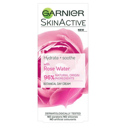 Garnier Skinactive Natural Rose Water Moisturiser Sensitive Skin