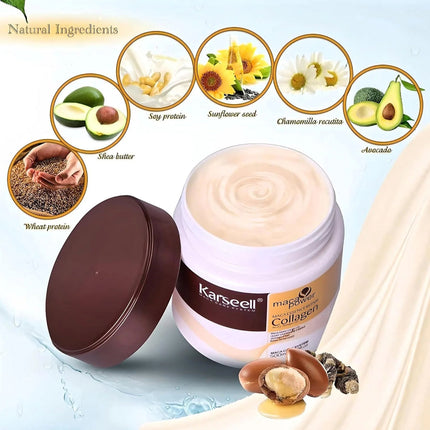 Karseell Collagen Hair Treatment Deep Repair Argan Oil Collagen Mask 500ml
