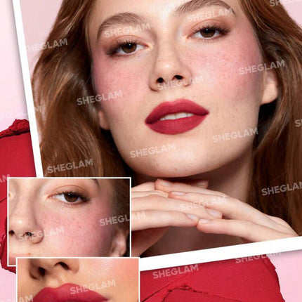 SHEGLAM Very Cherry Cheek & Lip Cream Stack