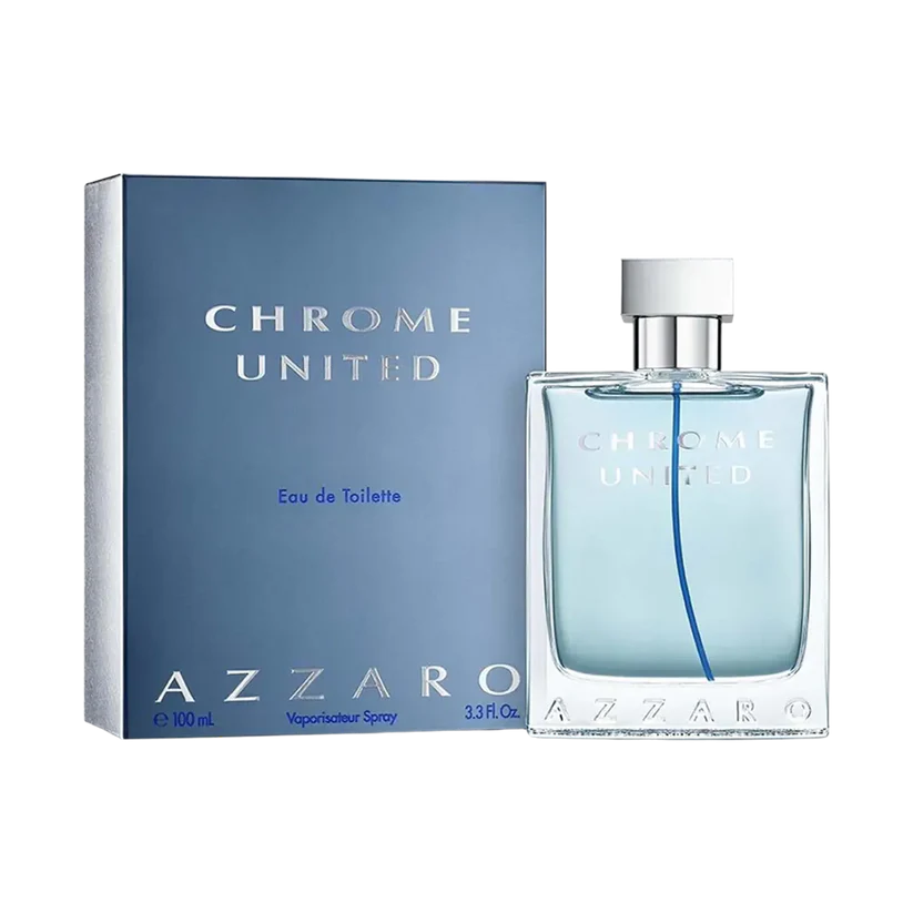 Azzaro Chrome United 100 ml ~ Eau De Toilette Pour Homme