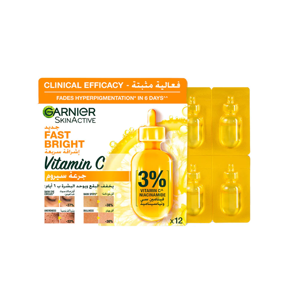 Gaarnier Skin Active Fast Bright Vitamin C Ampoule Serum