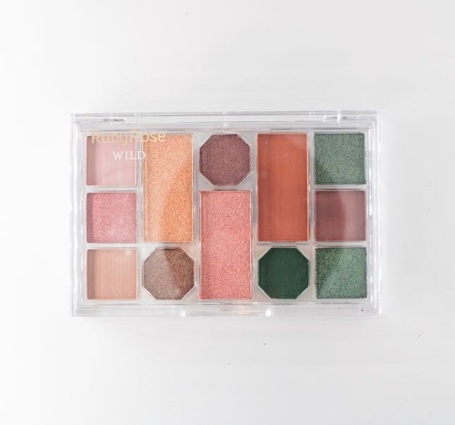 Ruby Rose Wild Eyeshadow Palette 12 Shades