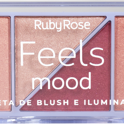 Ruby Rose Feels Mood Blush Illuminator Palette