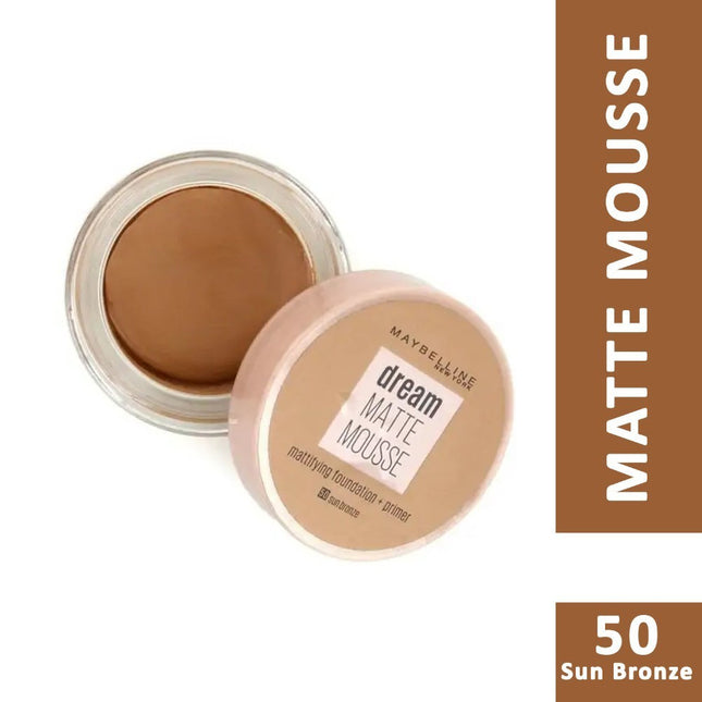 Maybelline New York Dream Matte Mousse Foundation 050 Sun Bronze