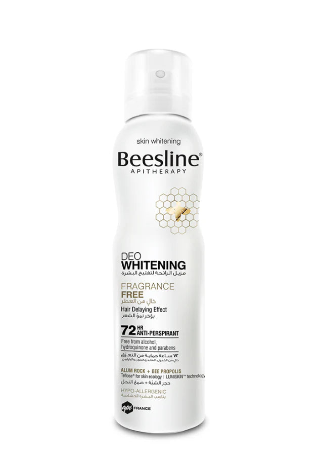 Beesline Deodorant Whitening Fragrance Free Spray