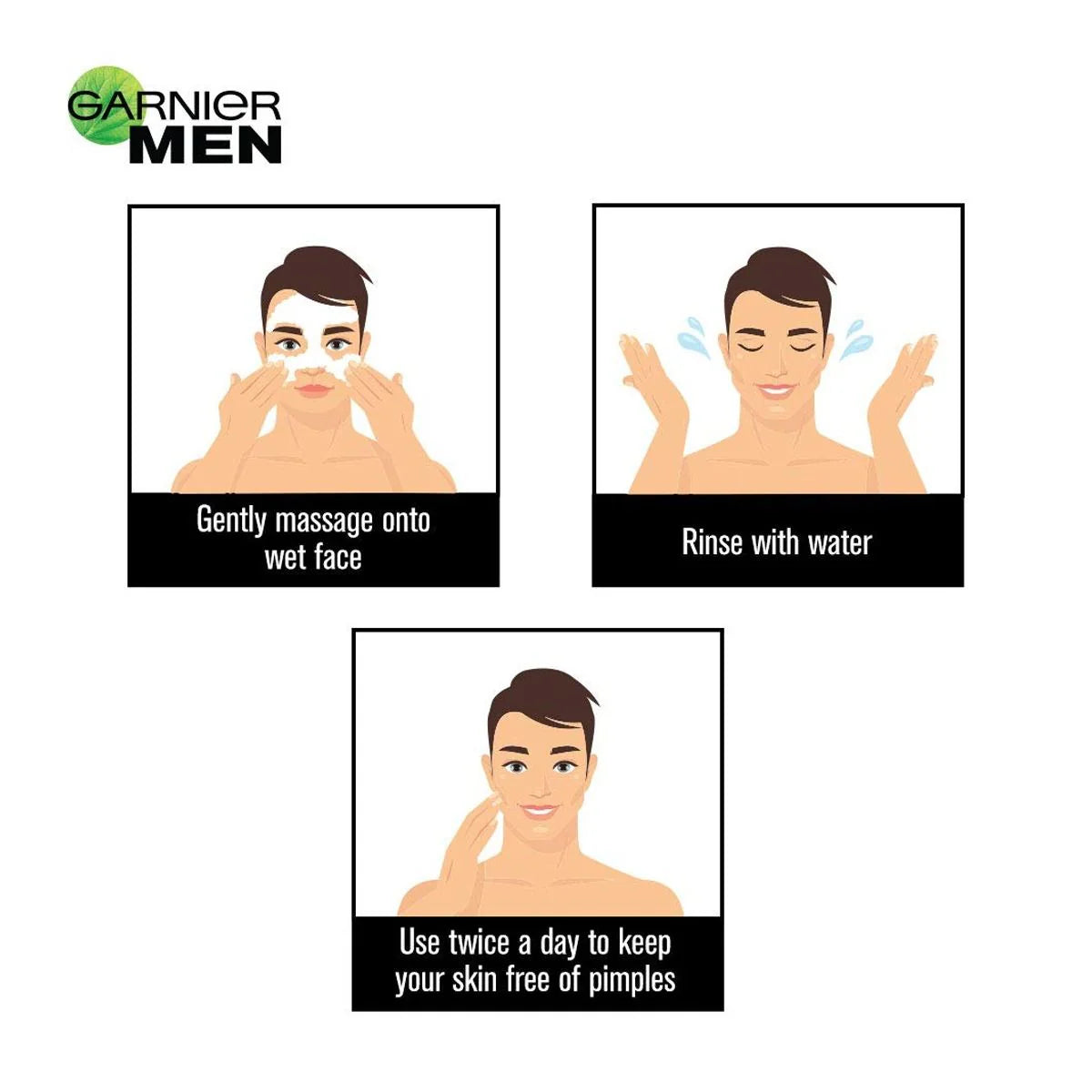 Garnier Men Power Fairness - Face Wash & Shaving Foam