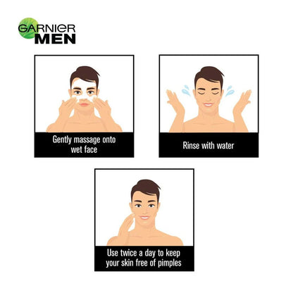 Garnier Men Power Fairness - Face Wash & Shaving Foam