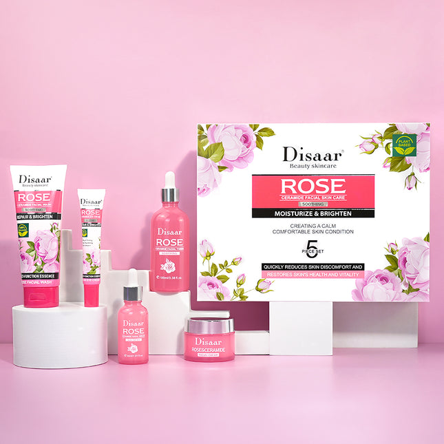 Disaar Rose Facial Skin Care Set 5× Pieces