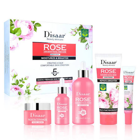Disaar Rose Facial Skin Care Set 5× Pieces