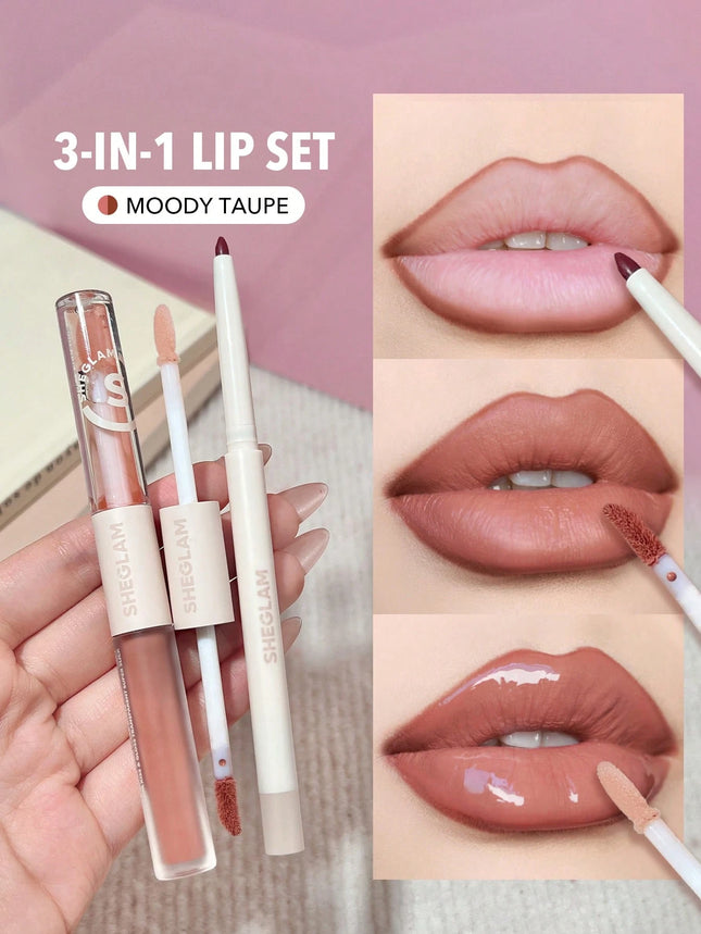 Sheglam Soft 90 Glam Lip Liner Duo Set