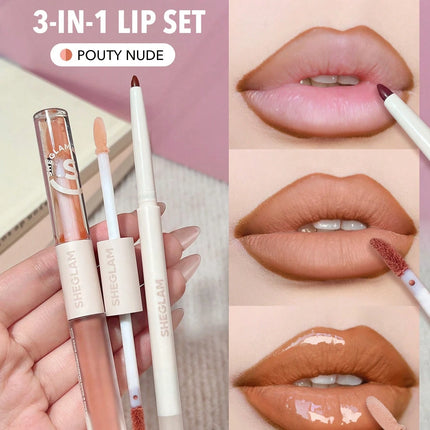 Sheglam Soft 90 Glam Lip Liner Duo Set