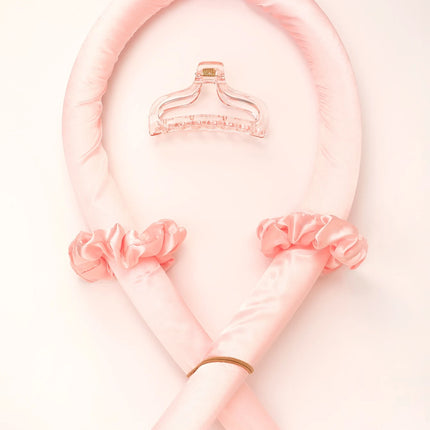 Pink Solid Hair Roller Tooler Curler