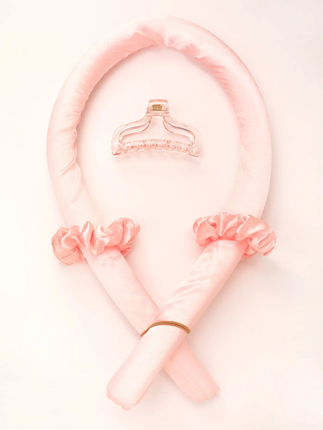 Pink Solid Hair Roller Tooler Curler