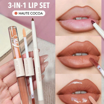 Sheglam Soft 90 Glam Lip Liner Duo Set